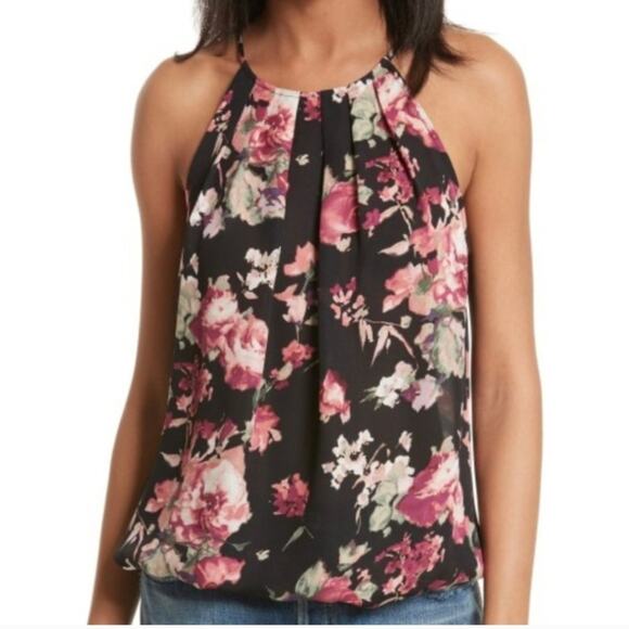 NWT Joie 100% Silk Floral Blouse Women's Size Small - Picture 1 of 11